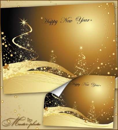 Многослойный PSD исходник для оформления зимних фотографий