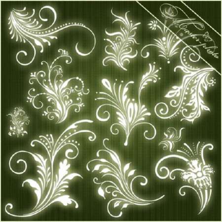 PSD исходник для фотошопа - Снежный завиток