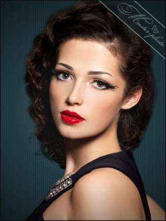 Женский шаблон для фотошопа - Милое создание