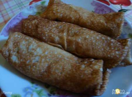 Блины с грибами