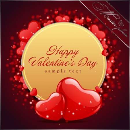 PSD исходник для фотошопа - Два сердца