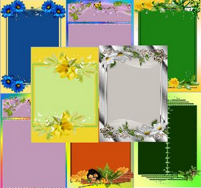 Подборка фонов для создания папок-передвижек, грамот, календарей и других проектов