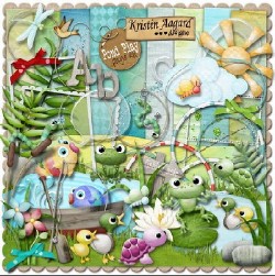 Дитячий скрап — набір — Ігри на ставку