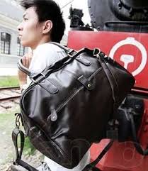 Кожаные мужские дорожные сумки