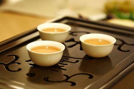 Зеленый чай с молоком