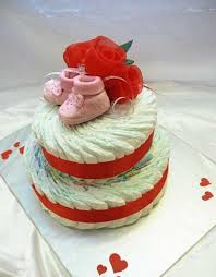 Торт из памперсов (подгузников) своими руками